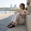 image:imageCUSHIONAIRE Laz 100 Genuine Leather Cork Footbed Slide Sandals for WomenBlack