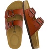 image:imageCUSHIONAIRE Lane Cork Slide Womens Sandals Comfortable Sandals for WomenCognac