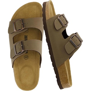 image:imageCUSHIONAIRE Lane Cork Slide Womens Sandals Comfortable Sandals for WomenBrown