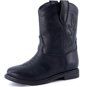 image:imageCUSHIONAIRE Jane Kids Western Cowboy Boots for GirlsBlack