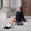 image:imageCUSHIONAIRE Bard 100 Genuine Leather Penny Loafers for WomenBlack Genuine Suede