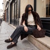 image:imageCUSHIONAIRE Gamble Leather Loafers for Women Slip On Chunky Sole Work ShoeChocolate Genuine Suede