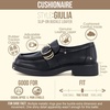 image:imageCUSHIONAIRE Giulia Loafers for Women Genuine Leather Womens Dress Shoes