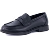 image:imageCUSHIONAIRE Raye 100 Genuine Leather Penny Loafers for WomenBlack