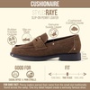 image:imageCUSHIONAIRE Raye 100 Genuine Leather Penny Loafers for WomenBrown