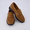 image:imageCUSHIONAIRE Raye 100 Genuine Leather Penny Loafers for WomenCognac