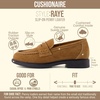image:imageCUSHIONAIRE Raye 100 Genuine Leather Penny Loafers for WomenCognac