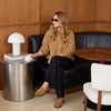 image:imageCUSHIONAIRE Raye 100 Genuine Leather Penny Loafers for WomenCognac