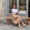image:imageCUSHIONAIRE Wesley Woven Lace Up Ballet Flats for WomenLatte