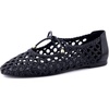 image:imageCUSHIONAIRE Wesley Woven Lace Up Ballet Flats for WomenBlack