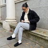 image:imageCUSHIONAIRE Heritage Genuine Leather Suede Loafer Mules for WomenBlack
