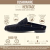 image:imageCUSHIONAIRE Heritage Genuine Leather Suede Loafer Mules for WomenBlack