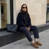 image:imageCUSHIONAIRE Heritage Genuine Leather Suede Loafer Mules for WomenBrown