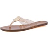 image:imageCUSHIONAIRE Tune Thong Jelly Flip Flops for WomenMocha