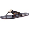 image:imageCUSHIONAIRE Tune Thong Jelly Flip Flops for WomenTortoise
